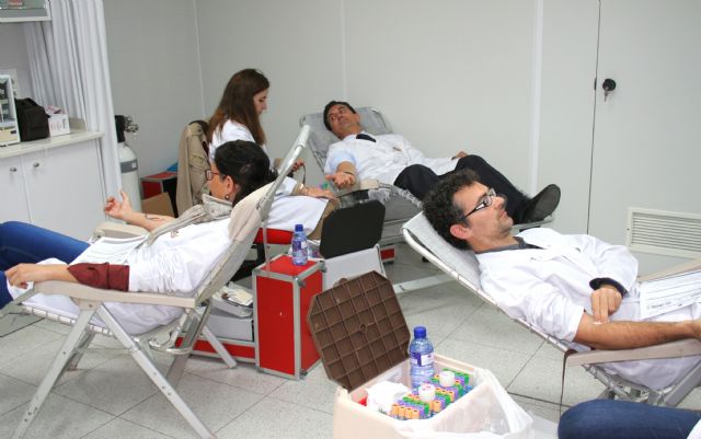 Los trabajadores de ElPozo donan sangre