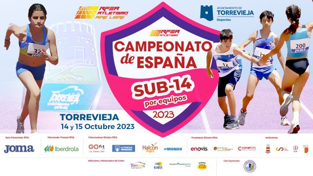 Los equipos masculino y femenino del Club Atletismo Alhama presentes en el 'Campeonato de España Sub14 por Equipos'