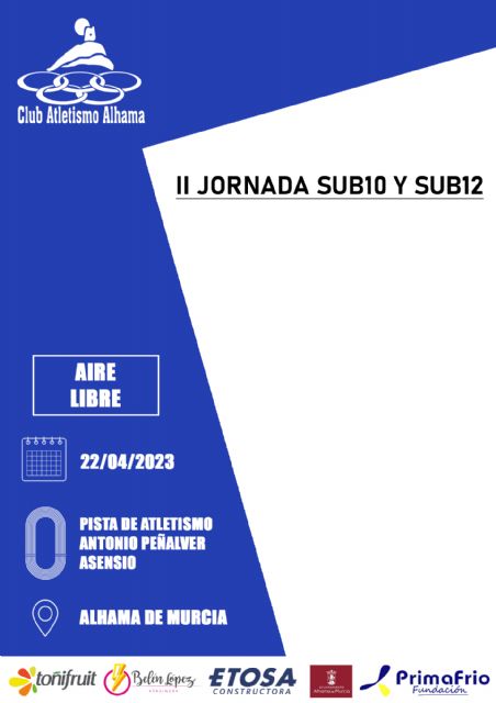 Alhama de Murcia acoge la Segunda Jornada Sub10 y Sub12