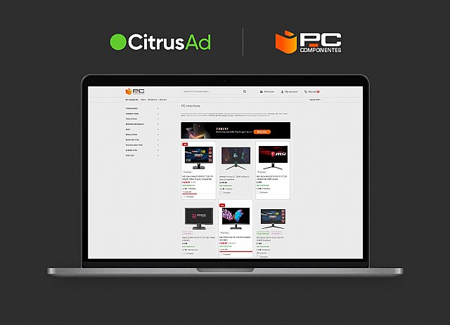 CitrusAd se convierte en la nueva plataforma de Retail Media de PcComponentes