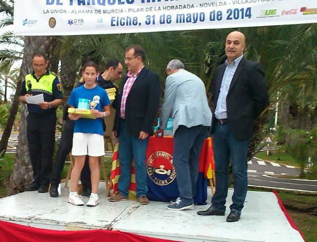 Los niños del Parque Infantil de Tráfico, bien situados en la competición de Educación Vial celebrada en Elche