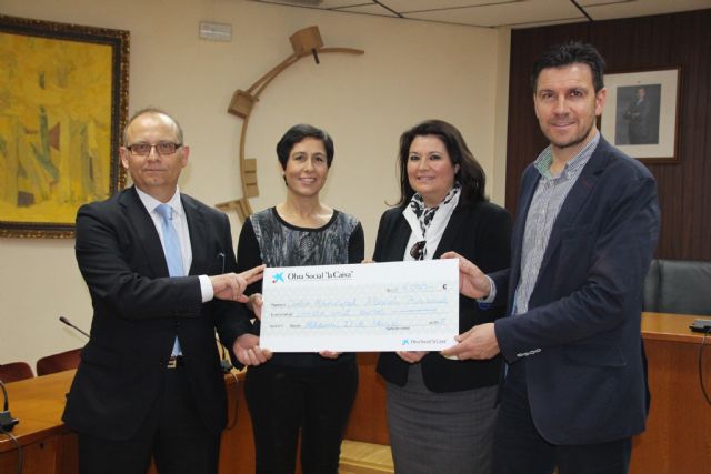 La Caixa colabora con la Concejalía de Bienestar Social del Ayuntamiento de Alhama de Murcia