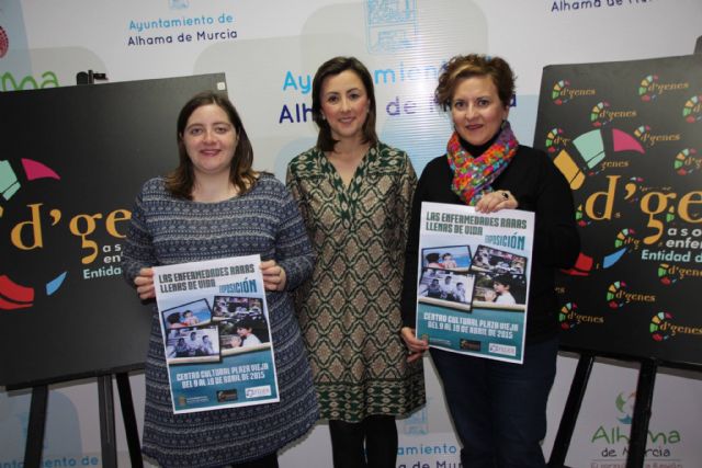 La Concejalía de Cultura en colaboración con la asociación D´Genes presenta la exposición 'Las enfermedades raras llenas de vida'