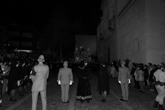 Calles llenas de alhameños y visitantes en la Semana Santa de Alhama de Murcia