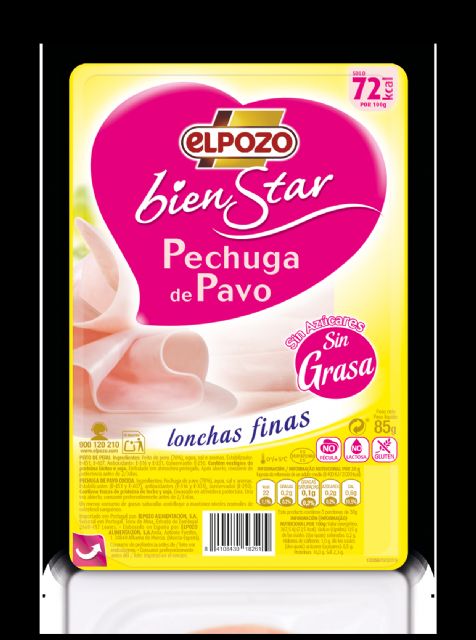 Pechuga de Pavo BienStar lonchas finas