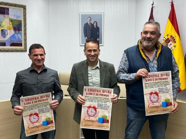 Alhama de Murcia recupera la “Compra Reloj” para fomentar el comercio local