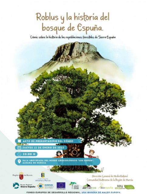 ´Roblus y la historia del bosque de Espuña´, de Manuel Águila, este jueves en el Museo Los Baños