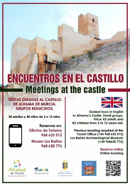 Vuelven las visitas turísticas de marzo a junio de 2021 en Alhama