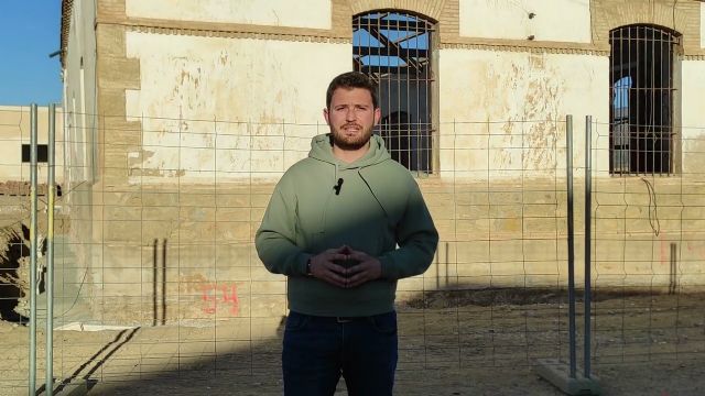 Denuncian que el ayuntamiento de alhama no está supervisando las obras del antiguo almacén del taibilla, tras la marcha de la arquitecta responsable