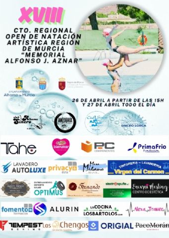 La piscina climatizada de Alhama acogerá el XVIII Open “Memorial Alfonso J. Aznar” de Natación Artística