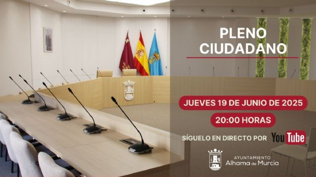 El Consistorio invita a vecinos y vecinas a participar en el Pleno Ciudadano