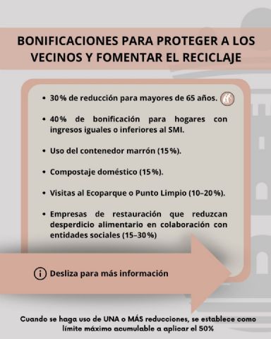 El Ayuntamiento de Alhama apuesta por el reciclaje y el apoyo a las familias con nuevas bonificaciones en la tasa de residuos