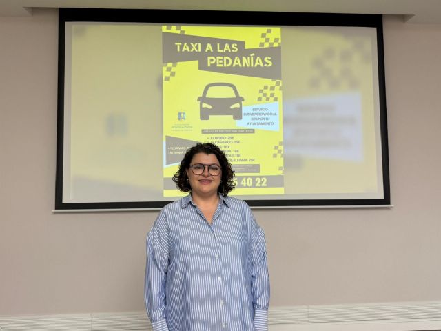 El Ayuntamiento mantienen su compriso con las pedanías mediante el servicio de taxi bonificado