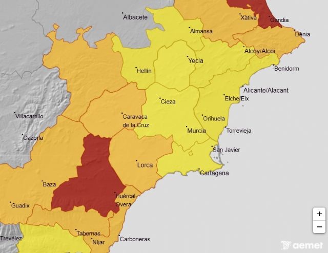 El Ayuntamiento activa la fase de preemergencia ante el aviso naranja por lluvias