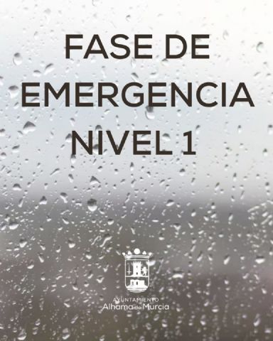 Alhama de Murcia activa el Nivel 1 de Emergencia Municipal