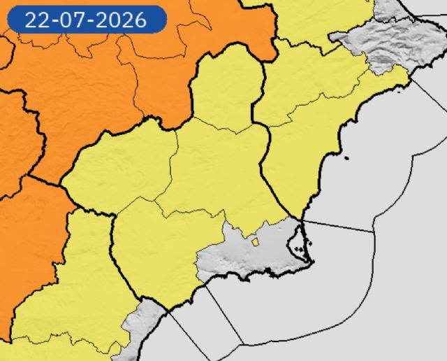El aviso amarillo por altas temperaturas entra en vigor hoy a las 13:00 horas en Alhama