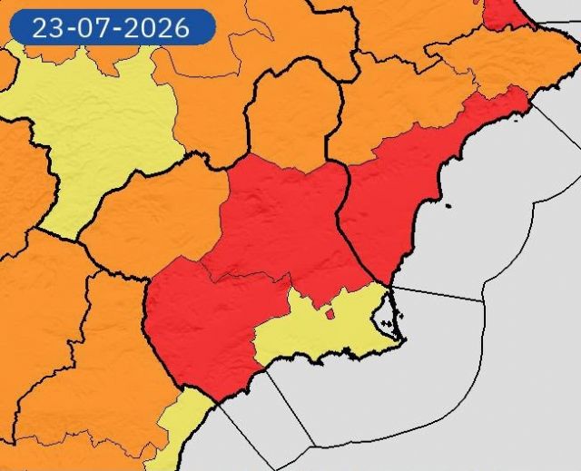 Alhama, en aviso rojo por temperaturas de hasta 44 ºC