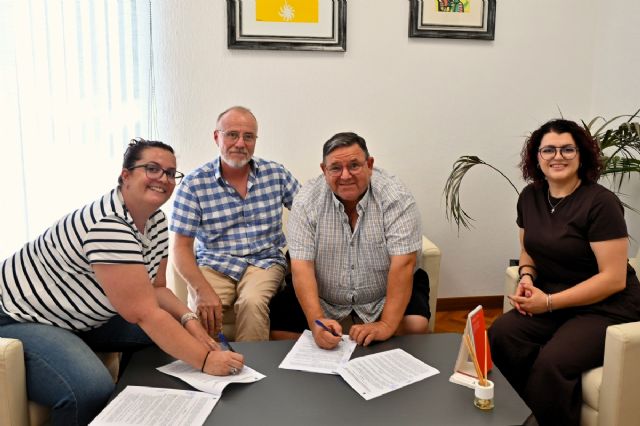 Firma de convenio 2026 con la Asociación de Vecinos de Gebas