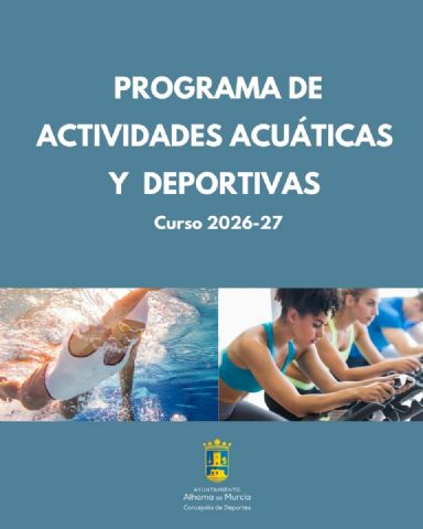 Deportes abre el plazo de inscripción para las actividades municipales del curso 2026/2027