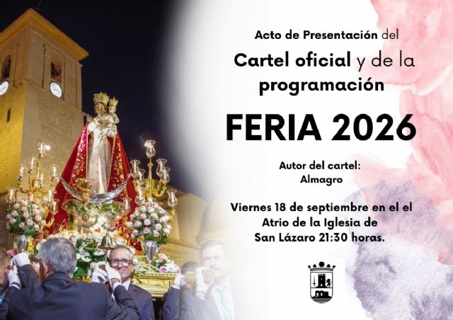 La Feria de Alhama 2026 descubre este viernes su cartel en una presentación abierta a todos