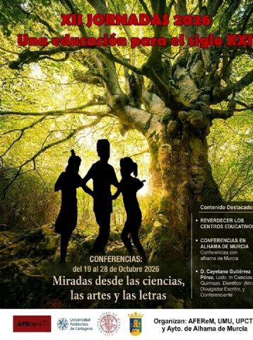 Alhama de Murcia acoge las conferencias ‘Reverdecer los centros educativos’ para promover entornos escolares saludables
