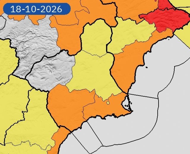 Alhama en alerta naranja este domingo por lluvias y tormentas
