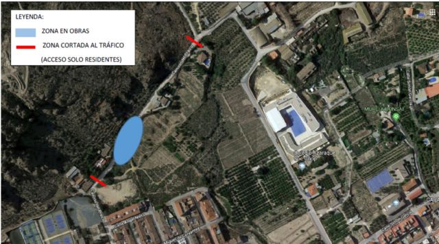 AVISO: corte del camino de El Praíco por obras desde este jueves 13 de junio