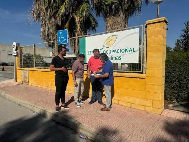 El Ayuntamiento de Alhama de Murcia inicia las obras de ampliación del Centro Ocupacional de Las Salinas