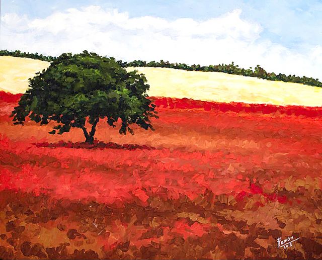 Exposición de pintura, en Alhama de Murcia, 'Paisajes y algunas flores', de Ramón Victoria