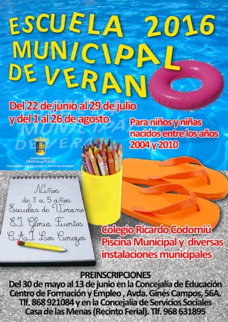 Admitidas todas las solicitudes presentadas  a la Escuela de Verano