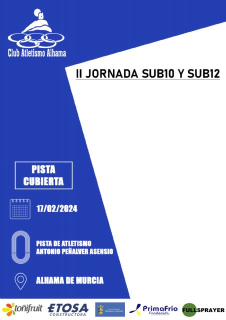 Más de treinta atletas del Club Atletismo Alhama presentes en la 'II Jornada Sub10 y Sub12'