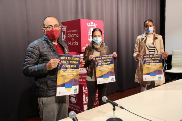 Alhama Coym organiza este domingo una ruta senderista solidaria con el pueblo ucraniano