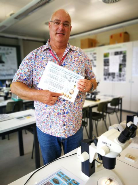 El Dr. Hans-Peter Stika, de la Universidad de Hohenheim, visita esta semana los yacimientos del Castillo