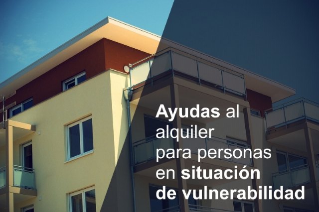 Abierto el plazo de solicitud de ayudas de alquiler para colectivos especialmente vulnerables