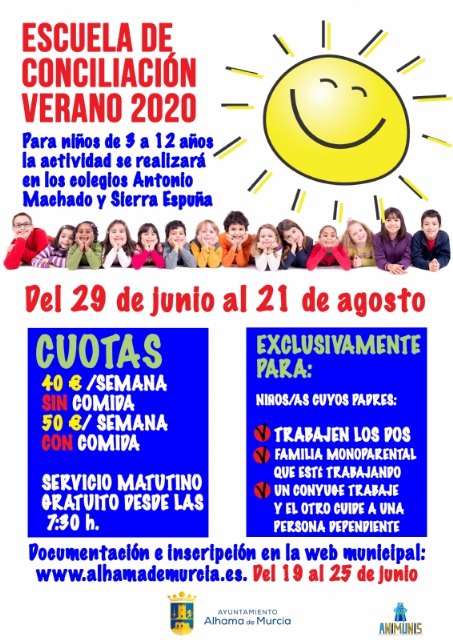 Abierto el plazo de inscripción en la Escuela de Conciliación Verano 2020