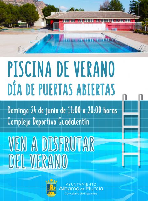 24 de junio: día de puertas abiertas en la piscina de verano