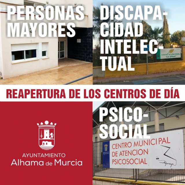 Reabren los centros de día del municipio