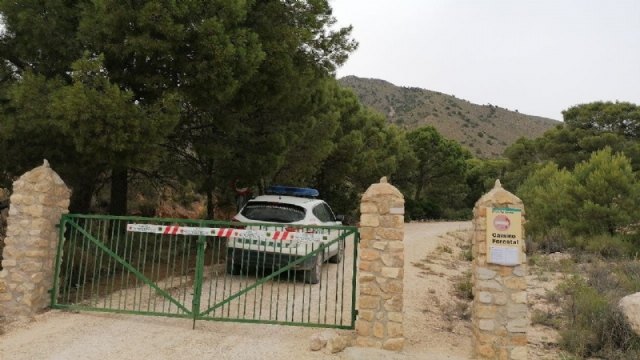 Cierran los accesos a Sierra Espuña, El Valle y Carrascoy hasta el 28 de julio por la ola de calor