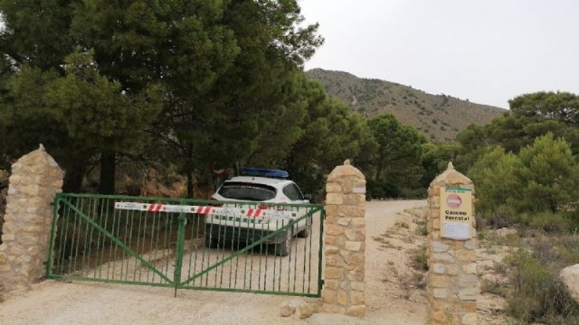 Cierran los accesos a Sierra Espuña, El Valle y Carrascoy hasta el 28 de julio por la ola de calor