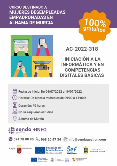 Curso de Iniciación a la informática y competencias digitales básicas