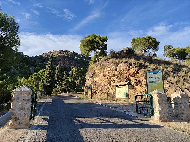 El acceso a Sierra Espuña desde Alhama por el Trasvase va a estar cortado durante los próximos días