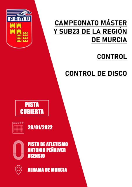 Catorce atletas del Club Atletismo Alhama presentes en el Control FAMU de este próximo sábado