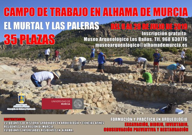 Abierto el plazo de inscripción para el campo de trabajo en El Murtal y Las Paleras