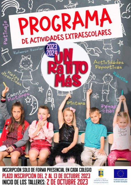 Programa de actividades extraescolares ´Un ratito más´