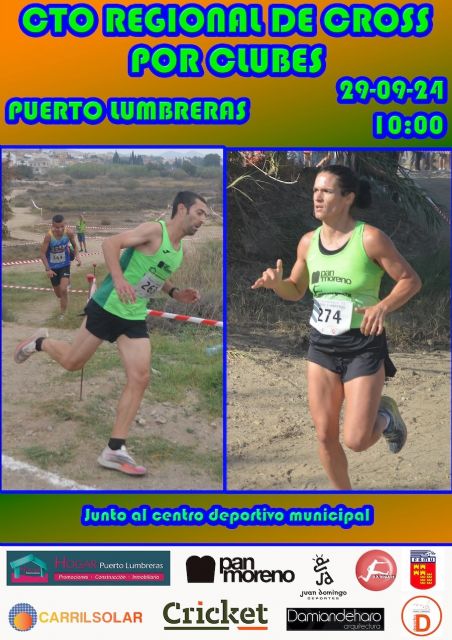 Los atletas del Club Atletismo Alhama presentes este domingo el 'Campeonato de la Región de Murcia de Campo a Través por Clubes'