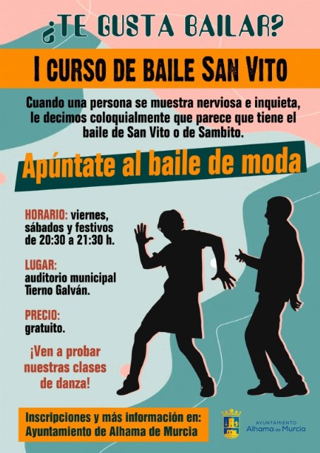 ¡Apúntate al I curso de baile de San Vito!