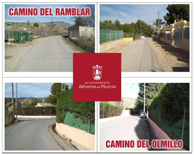 Adjudicadas las obras para la mejora de la seguridad en el camino del Ramblar y el Olmillo