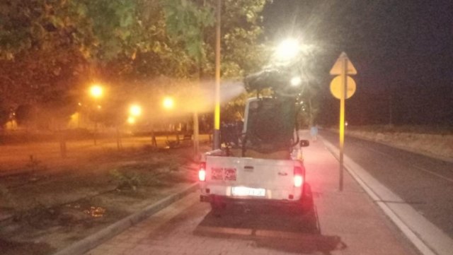 Medio Ambiente continúa la campaña de fumigación contra los mosquitos