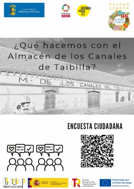 ¡Decide qué uso se le da al almacén de los Canales de Taibilla!