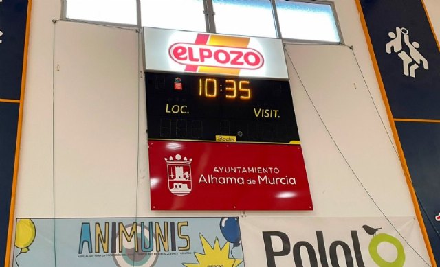 El pabellón Adolfo Suárez estrena nuevo marcador electrónico deportivo